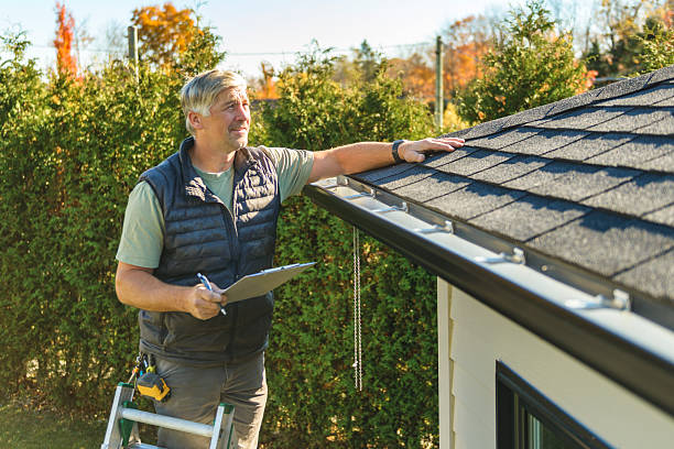 Professional Hail Damage Roof Repair technician working in Johnson, NE